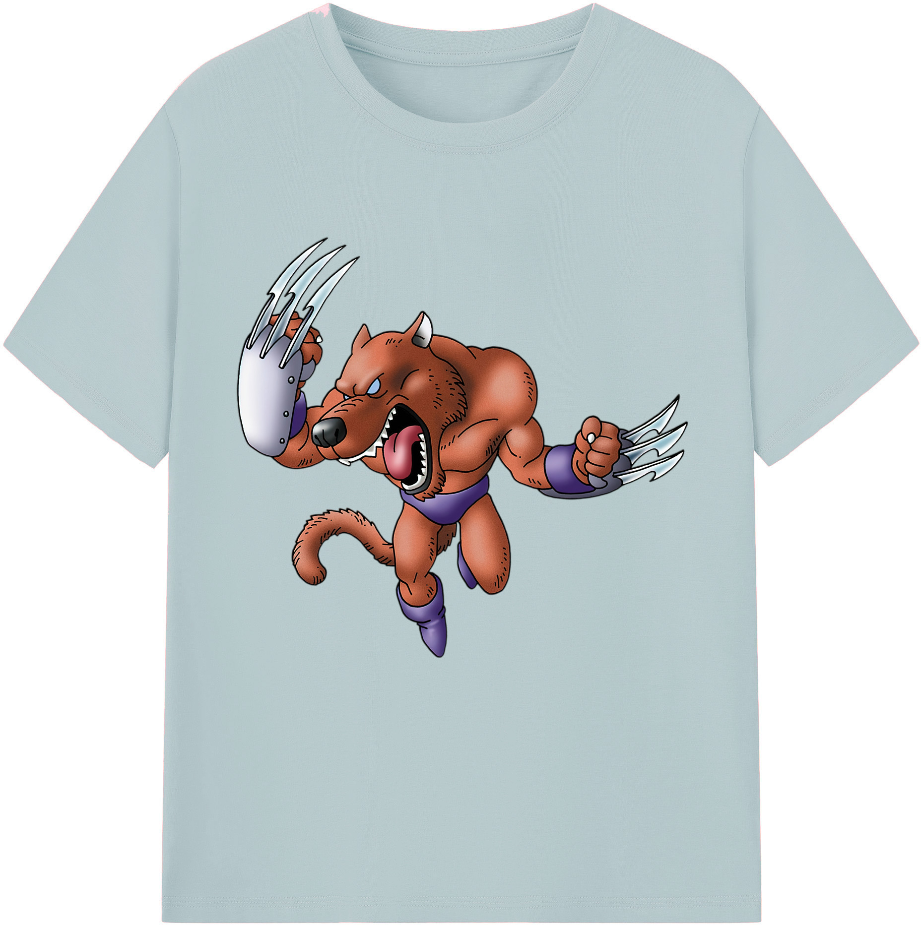 （画像用） ドラゴンクエスト Doragon Kuesuto Dragon Quest 綿100％半袖Tシャツ（フロントプリント）